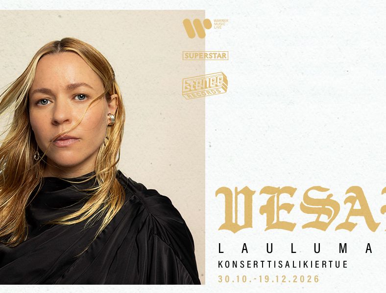 Vesala syksyllä uransa suurimmalle konserttisalikiertueelle!