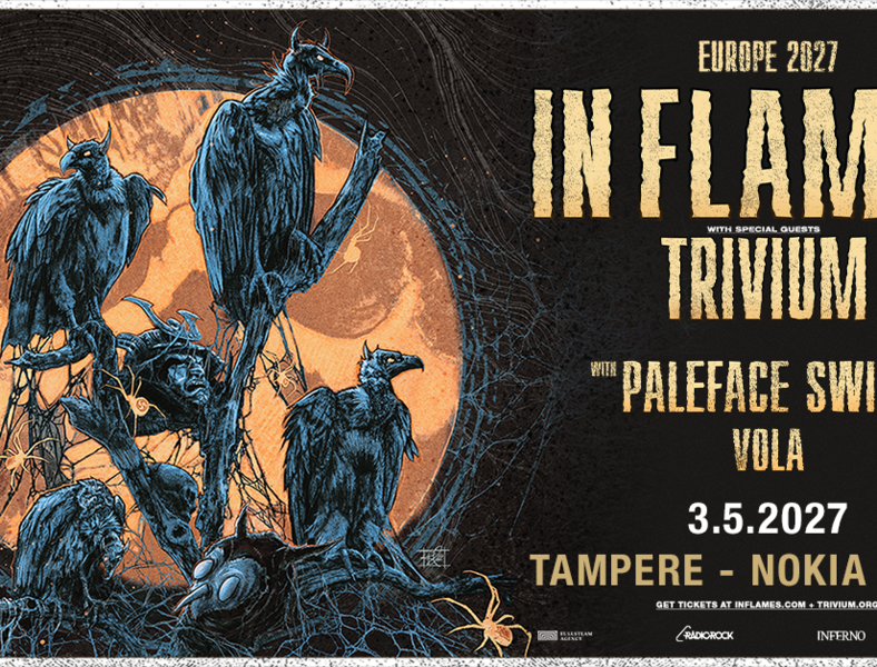 In Flames Nokia Arenalle keväällä 2027