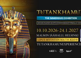 Tutankhamun – The Immersive Exhibition saapuu ensimmäistä kertaa Suomeen