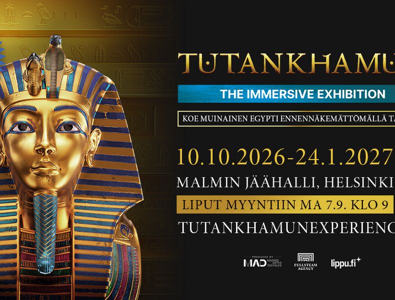 Tutankhamun – The Immersive Exhibition saapuu Suomeen