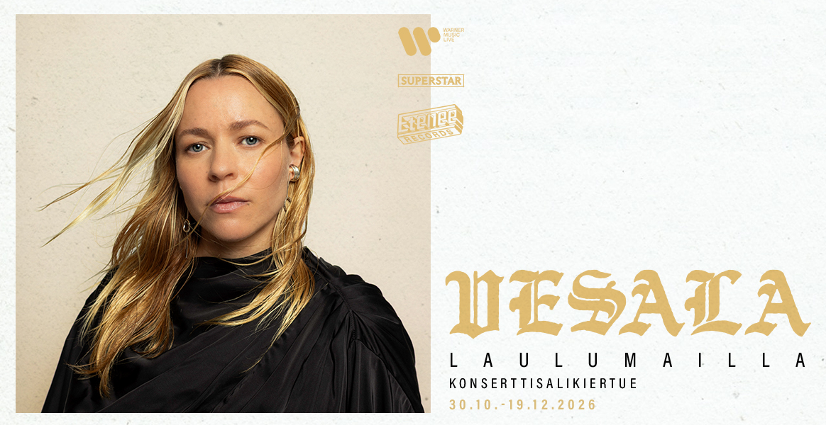 Pitk�lt� keikkatauolta palaava Vesala syksyll� uransa suurimmalle  konserttisalikiertueelle