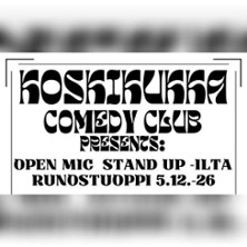 Stand up open mic