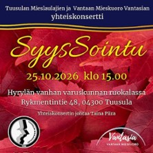 TML ja Vantasia Syys Sointu