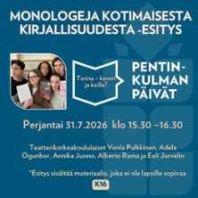 Monologeja kirjallisuudesta -esitys