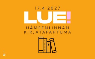 LUE! Hämeenlinnan kirjatapahtuma