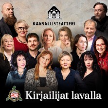 Kirjailijat lavalla!