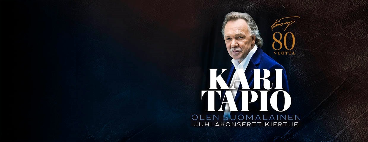 Kari Tapio 80 Vuotta Juhlakonsertti Osta Viralliset Liput Lippu fi