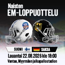 Naisten EM-loppuottelu Suomi-Saksa