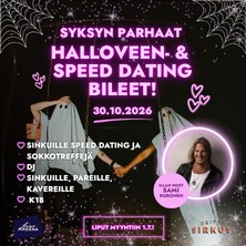 AINO AREENA ALIVE: Halloveen- ja Speed dating bileet