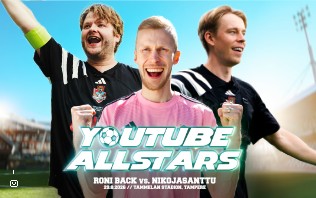 NikojaSanttu sekä Roni Back esittää: YouTube Allstars 2026