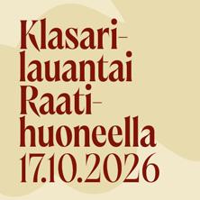 Klasarilauantai Raatihuoneella