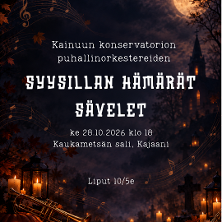 Syysillan h&auml;m&auml;r&auml;t s&auml;velet